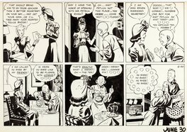 Milton Caniff - Terry and the Pirates - Sunday 30 Juin 1940 - Planche originale