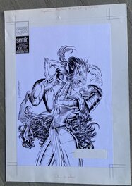 Jan Duursema - Couverture Originale (montage) Facteur X n°36 Editions Semic 1996 - Couverture originale