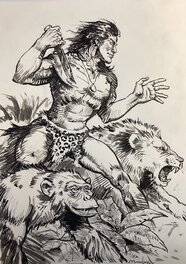 Régis Moulun - Tarzan - Original Illustration