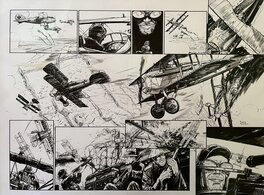 Hommage a l’escadrille des cigognes / double planche Hommage a l’escadrille des cigognes / double planche