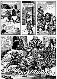 John Buscema - Savage Sword of Conan # 77 - Planche originale