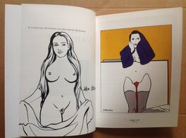 Sketch - Varenne Alex Dédicace Magnifique Pin up dans Album Art Book Peintures Éo BFB Bosser 2006 NEUF