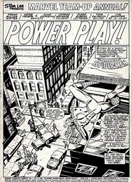 Herb Trimpe - Marvel Team-Up Annual #4 P1 - Planche originale