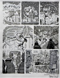 Julien Solé - Monsieur Léon – Planche Originale n° 16 – Julien Solé - Comic Strip