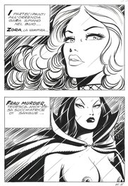 Planche originale - Balzano Birago, Zora la vampira#96, Il Dottor Morten, planche n°55, 1975.