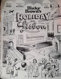 Justin Green - Binky Brown's Holiday in Lisbon - Illustration originale