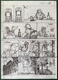 Bruno Gazzotti - Planche préparatoire SODA GAZZOTTI Page 28 - Original art