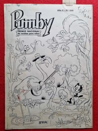 José Sanchís - Pumby #366 couverture . - Comic Strip