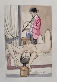 Renaud - Miaki "Vénus H" - Artbook Renaud et son univers féminin - Illustration originale