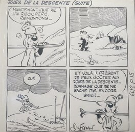 Henri Dufranne - Gai Luron - Planche originale