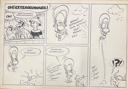 Raymond Macherot - Le Pere La Houle - demi page - Comic Strip