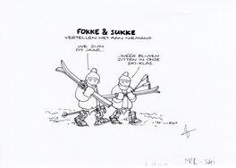 Jean-Marc van Tol - Fokke en Sukke - Illustration originale