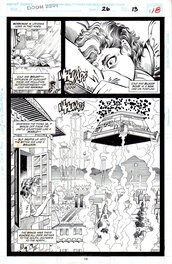 Pat Broderick - Doom 2099 #26 p.13 - Planche originale