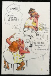 Laurent Houssin - La dialectique - Illustration originale