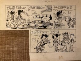 Mittéï - Mittéï, planche originale, Modeste et Pompon. - Comic Strip