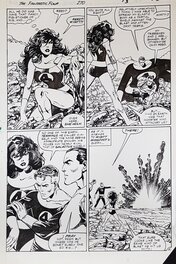 John Byrne - Fantastic Four #270 p11 - Planche originale