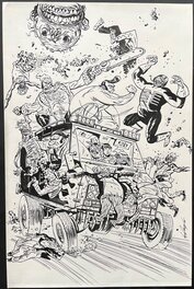 Guy Davis - Guy Davis - The Zombies That Ate The World Cover - Planche originale