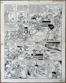Gos - Planche Originale SCRAMEUSTACHE Noté PAGE 24 - Comic Strip