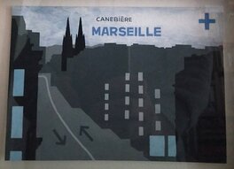Jochen Gerner - Marseille Cannebière - Œuvre originale