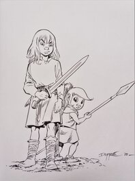 Steven Dupré - Wolf - Original Illustration