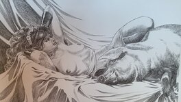 Steven Dupré - Pornocrates - Original Illustration