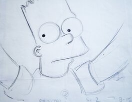 Matt Groening - Bart Simpson - Original art
