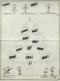 Comic Strip - L’Homme aux phylactères . Joyeux Noël .