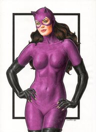 Peter Cleary - Catwoman - Illustration originale