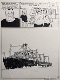 Stéphane Dubois - Dubois, Mérite Maritime, Fond de cale, planche n°69 de fin, 1995. - Comic Strip