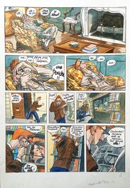 Max Cabanes - Planche 10 DE COLIN-MAILLARD TOME 2 :  MAXOU CONTRE L'ATHLETE -  COULEURS DIRECTES - Comic Strip
