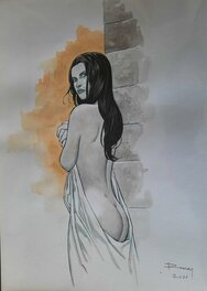 Drazen Kovacevic - Femme LA CROIX SANGLANTE - Original Illustration