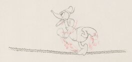 Walt Disney - Alpine Climbers Donald Duck Animation Drawing (Walt Disney, 1936) - Original art