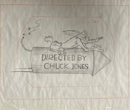 Chuck Jones - Bip Bip (Road Runner) - Planche originale