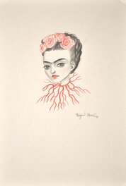 Benjamin Lacombe - Frida - Illustration originale
