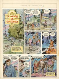 Antonio Hernandez Palacios - El Cid, 3. La toma de Coímbra (plancha 1) - Comic Strip