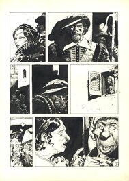 Enrique Breccia - Breccia Enrique, Alvar Mayor La mujer del Gobernador, planche n°2, 1982 - Comic Strip