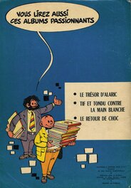 Quatrième plat de l'édition originale belge de janvier 1958