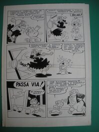 Giovan Battista Carpi - G.B. CARPI, Tartine (Nonna Abelarda), planche originale circa 1960 - Comic Strip
