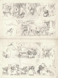 Kiko - Foufi - sketchpage nr. 2 - Planche originale