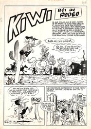 Cézard - Kiwi roi du rodéo. - Comic Strip