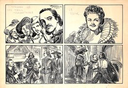 Fernando Fusco - D'artagnan et les trois mousquetaires. - Comic Strip