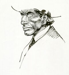 François Boucq - LE BOUNCER - Original Illustration