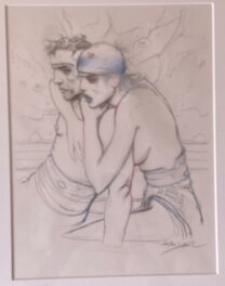 Enki Bilal - Couple calque 3 - Original art