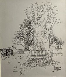Illustration originale - Promenade du pin
