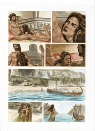 Planche originale - Ulysse Tome 2 Editions Tabou - page 58 - Galerie Nicolas Sanchez