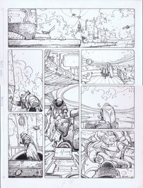 Enki Bilal - Exterminateur 17 page by Enki Bilal - Planche originale