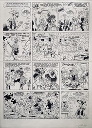 Comic Strip - (2004) Achdé - Les aventures de Lucky Lucke T1 - La Belle Province - Planche originale 38