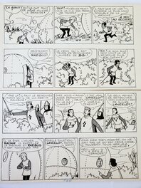 Comic Strip - BiIBI FRICOTIN CHEZ LES CHEVALIERS DE LA TABLE RONDE n°65 2ème série apès-guerre