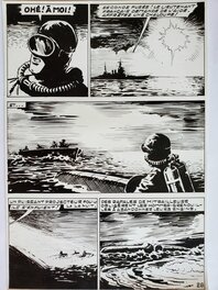 Jean-Paul Decoudun - TEMARAIRE n°72  TOMIC - L'AVENTURE SOUS-MARINE  planche originale - Comic Strip