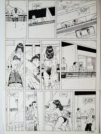 Erwan Le Saëc - LES ENRAGES T4 LOVE IN RENO planche originale - Comic Strip
